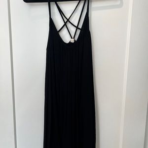 Black swimsuit cover up